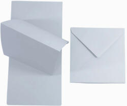  Set cu pliere Rainbow hârtie 160g gri + plicuri pătrate K4 80g buc. 25