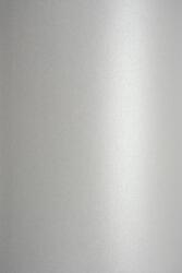 ArjoWiggins Hârtie decorativă colorată metalizată Curious Metallics 300g White Silver argint buc. 10A4