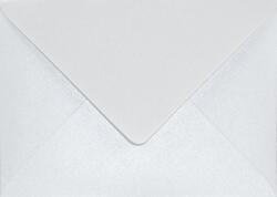  Plicuri perlă decorativă metalizată B6 12, 5x17, 5 NK Aster Metallic White alb 120g