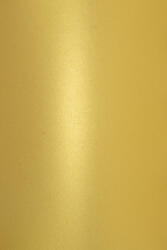 Hârtie decorativă colorată metalizată Aster Metallic 120g Cherish auriu buc. 10A5