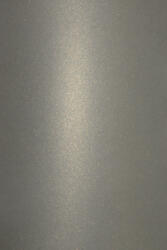  Hârtie decorativă colorată metalizată Aster Metallic 280g Grey Gold auriu gri buc. 10A4
