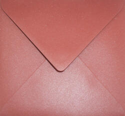 Plicuri perlă decorativă metalizată pătrate K4 15, 3x15, 3 NK Aster Metallic Ruby roșu 120g