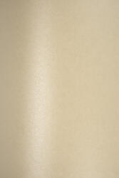  Hârtie decorativă colorată metalizată Majestic 120g Sand bej buc. 10A5