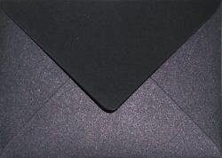  Plicuri perlă decorativă metalizată B6 12, 5x17, 5 NK Aster Metallic Black Cooper negru cu pete de cupru 120g