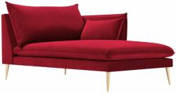 MICADONI Piros bársony fotel MICADONI AGATE 165 cm, igazi arany alappal (MICCHRF1AGATE9)