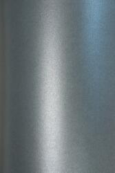 Fedrigoni Hârtie decorativă colorată metalizată Cocktail 290g Dorian Gray gri inchis 70x100 R100 1 buc