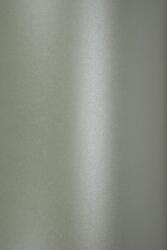 Favini Hârtie decorativă colorată metalizată Majestic 250g Moonlight Silver argint 72x102 R125 1 buc