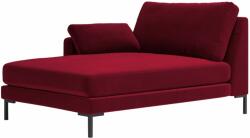 MICADONI Piros bársony fotel MICADONI JADE 160 cm, bal (MICCHL51F1JADE1)