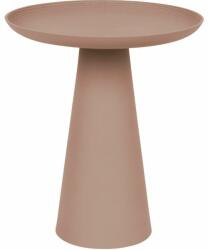 White Label Rózsaszín fém oldalasztal WLL RINGAR 39, 5 cm (2300287)