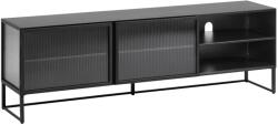 Kave Home Fekete fém TV állvány Kave Home Trixie 180 x 41 cm (LF-AA6751R01)