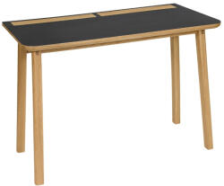 Woodman Fekete tölgyfa íróasztal Woodman Kota 115 x 50 cm (251005001162)