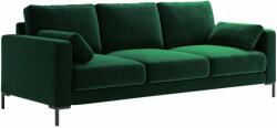 Micadoni Zöld bársony háromszemélyes kanapé MICADONI JADE 220 cm (MIC3S51F1JADE3)