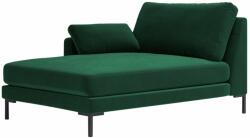 MICADONI Zöld bársony fotel MICADONI JADE 160 cm, bal (MICCHL51F1JADE3)