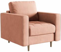 MICADONI Gobi rózsaszín bársony fotel (MICARM44GOBI5)