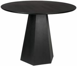 Zuiver Fekete kerek kőris étkezőasztal ZUIVER PILAR 100 cm (2100109)