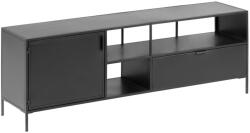 Kave Home Fekete fém TV állvány Kave Home Shantay 150 x 35 cm (LF-CC1909R01)