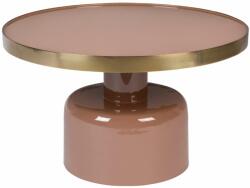 Zuiver Rózsaszín fém dohányzóasztal ZUIVER GLAM 60 cm (2300278)