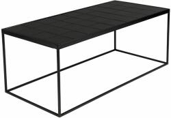 Zuiver Fekete ZUIVER GLAZED fém dohányzóasztal kerámialappal 93x43 cm (2300139)