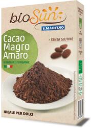 S. MARTINO Pudra eco de cacao fara gluten amaruie cu continut scazut de grasimi, Biosun, 75 gr, S. Martino