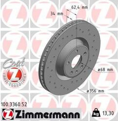 ZIMMERMANN Disc frana ZIMMERMANN SPORT Z 100.3360. 52 (100.3360.52)