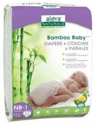Aleva Naturals Bamboo Baby 1 Newborn 2-4 kg 32 buc