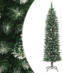 vidaXL Vékony műkarácsonyfa állvánnyal 150 cm 345165