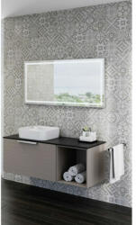 TBOSS Tboss Floating Mirror Aura 120x60 laptükör, led, érintőkapcsoló, páramentesítő (TUKOR-AURA-7)