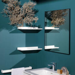 Laufen Frame 25 keretes tükör 60x70 cm, világítás nélkül, matt fekete H4474029004501 (H4474029004501)