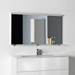 Laufen Frame 25 keretes tükör 130x70 cm, világítás nélkül, matt fekete H4474089004501 (H4474089004501)