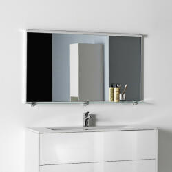 Laufen Frame 25 keretes tükör 130x70 cm, világítás nélkül, fényes alumínium H4474089001441 (H4474089001441)