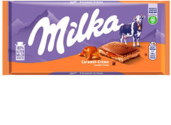 Milka alpesi tejcsoki karamellízű tejes krém és karamellás töltelék-100g
