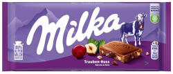 Milka alpesi tejcsokoládé mazsolával és mogyoró darabokkal - 100g - koffeinzona