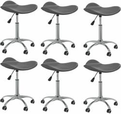 vidaXL 6 buc gri piele 3088550