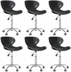vidaXL 6 buc negru 3088616
