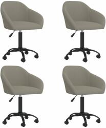 vidaXL 4 buc gri deschis 3089639