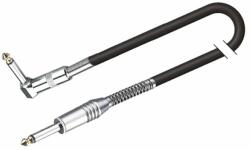 Soundsation MICJJP-6BK - Cablu chitara, jack 6.3 mm - jack 90 grade 6.3 mm, lungime 6 metri