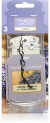 Yankee Candle Lemon Lavender etichetă parfumată pentru ușă 3 buc