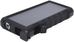 Sandberg hordozható USB 24000 mAh, kültéri napelemes powerbank, okostelefonokhoz, fekete színű (420-38)
