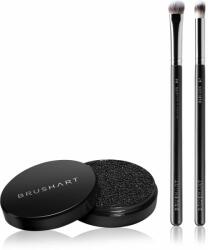  BrushArt Professional Eyeshadow brush set with brush cleaning sponge ecsetszett a szem sminkeléséhez