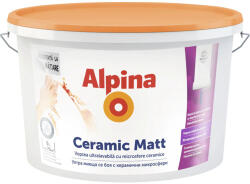 Alpina Vopsea ultralavabilă pentru interior Alpina Ceramic Matt cu microsfere ceramice, albă 9 l