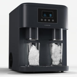 Klarstein Eiszeit Crush, машина за кубчета лед, 2 размера, натрошен лед (Crush Ice- ICE5- bl) (Crush Ice- ICE5- bl) - klarstein Ледогенератор