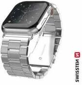 Swissten - Apple Watch curea metalică, 38-40 mm, argintiu (46000302)