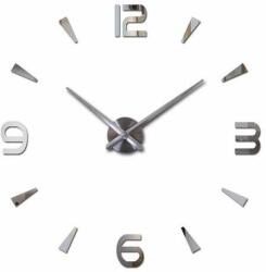 KIK Ceas de perete cu 4 cifre 80-120cm #argintiu (KX7846)