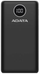 ADATA Battery Bank - P20000QCD 20000mAh (Powerbank, 2xUSB-A, 1xUSB-C, display, negru) (AP20000QCD-DGT-CBK)
