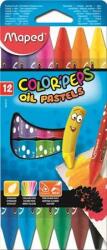 Maped Color Peps Oil pastel cretă de ulei set de 12 bucăți (864010)
