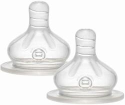 Nip Suzete din silicon NIP - flow S, 0 m+, 2 bucăți (4000821330306)