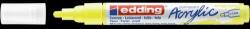 edding Marker acrilic 2-3mm, Edding 5100 neon galben lămâie (7580245000)