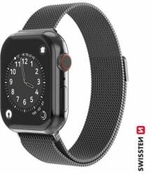 Swissten - Apple Watch Milanese Strap, 38-40 mm, negru (46000201)