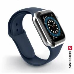 Swissten - Apple Watch curea din silicon, 42-44 mm, albastru marin (46000113)