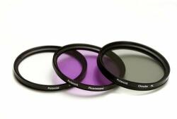 Polaroid Set de filtre Polaroid (UV, CPL, FLD) + 4 suporturi de filtre 62 mm (P-PL3FIL62)